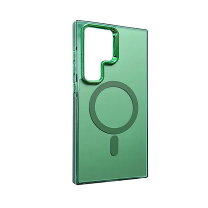 Samsung Galaxy S23 Ultra Case - Green - Fusion Armor MagSafe Back Cover