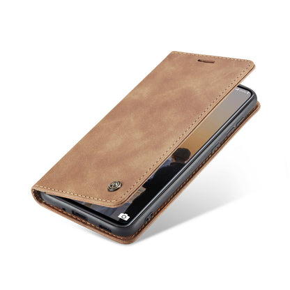 Samsung Galaxy M23 Case - Sienna Brown - Slim Wallet Case