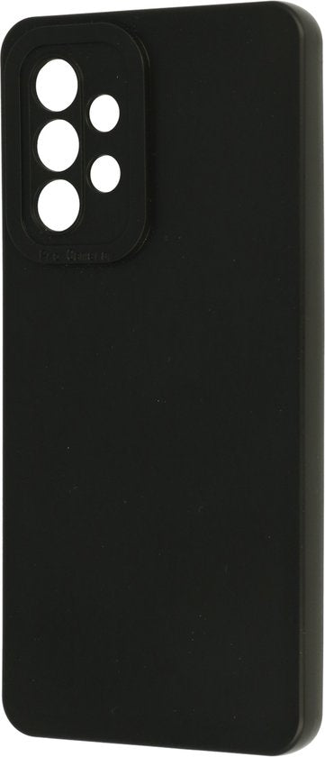 Samsung Galaxy A23 Hoesje - Zwart - Siliconen Back Cover met Camerabescherming