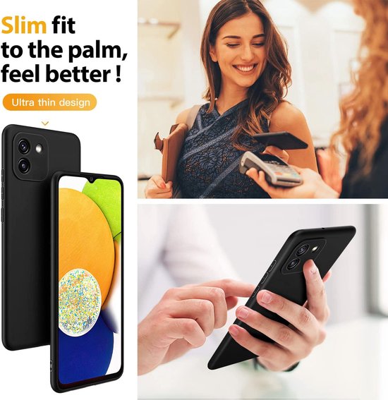 Samsung Galaxy A03 Hoesje - Zwart - Siliconen Back Cover