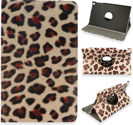 Samsung Galaxy Tab S6 Lite Tablethoes - Luipaard - Print Bookcase