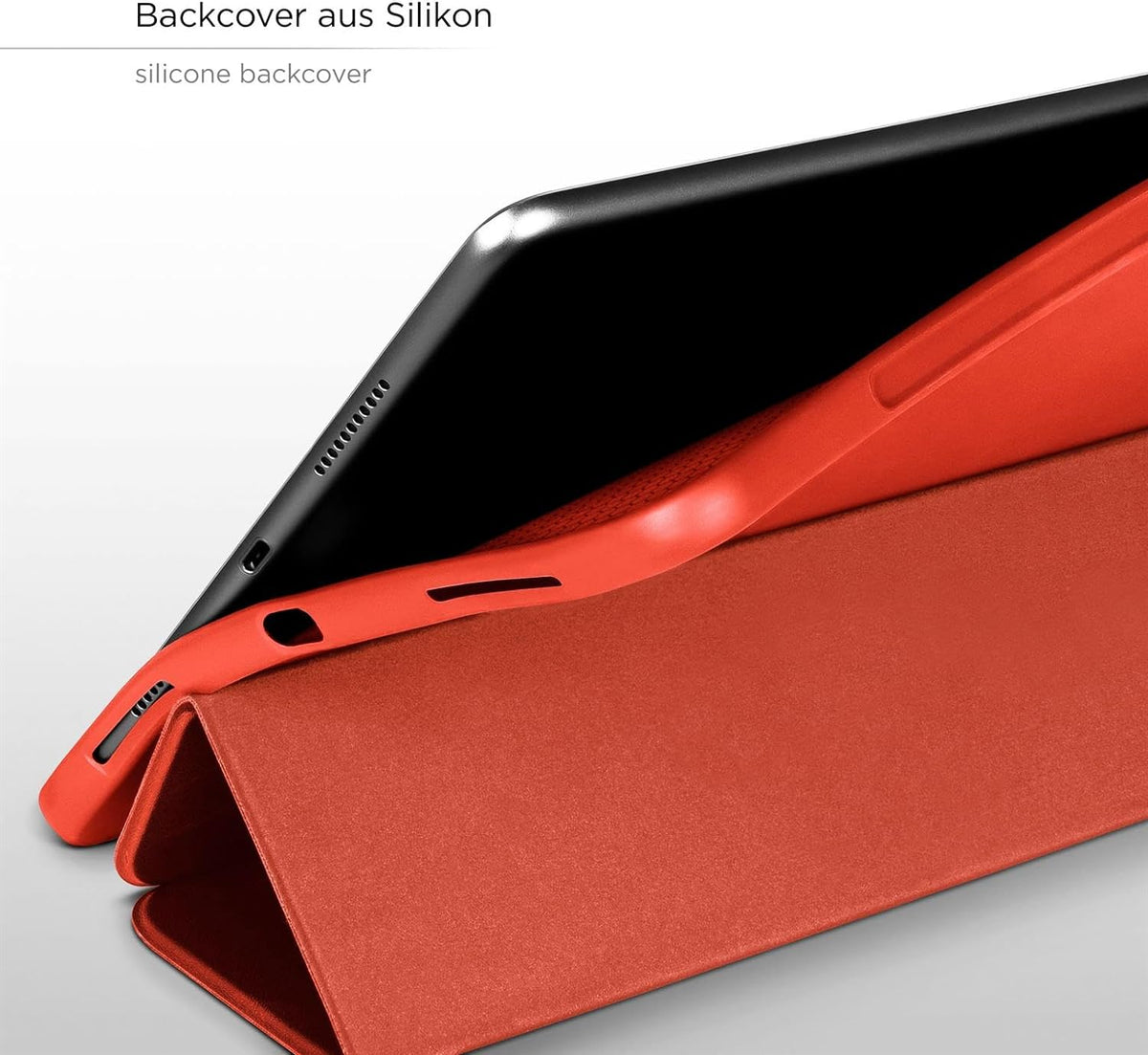 Samsung Galaxy Tab A11 (8.7 inch) Tablethoes - Rood - Smart Cover