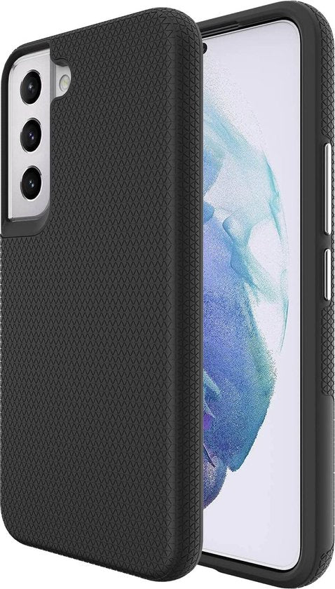 Samsung Galaxy S22 Plus Hoesje - Zwart - Anti Slip Back Cover