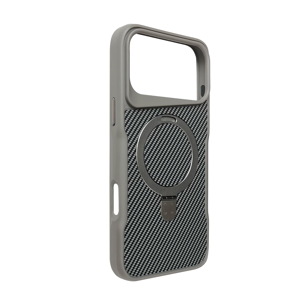 Apple iPhone 17 Pro Max Case - Silver - Carbon MagSafe Back Cover