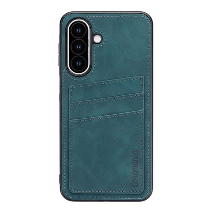 Samsung Galaxy A27 Hoesje - Emerald Green - Kunstleren Back Cover met Pasjeshouder