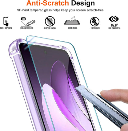 Oppo Reno 13 Hoesje - Transparant - Anti-Shock Back Cover