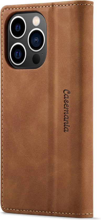 Apple iPhone 14 Pro Max Case - Sienna Brown - Slim Wallet Case