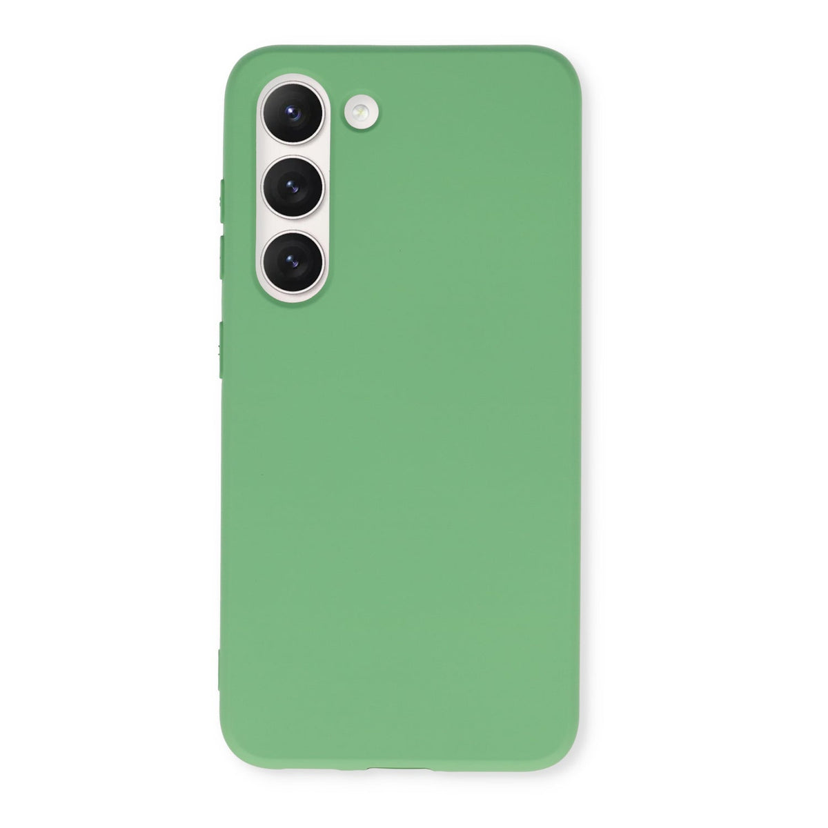 Samsung Galaxy S24 Plus Hoesje - Licht Groen - Liquid Siliconen Back Cover