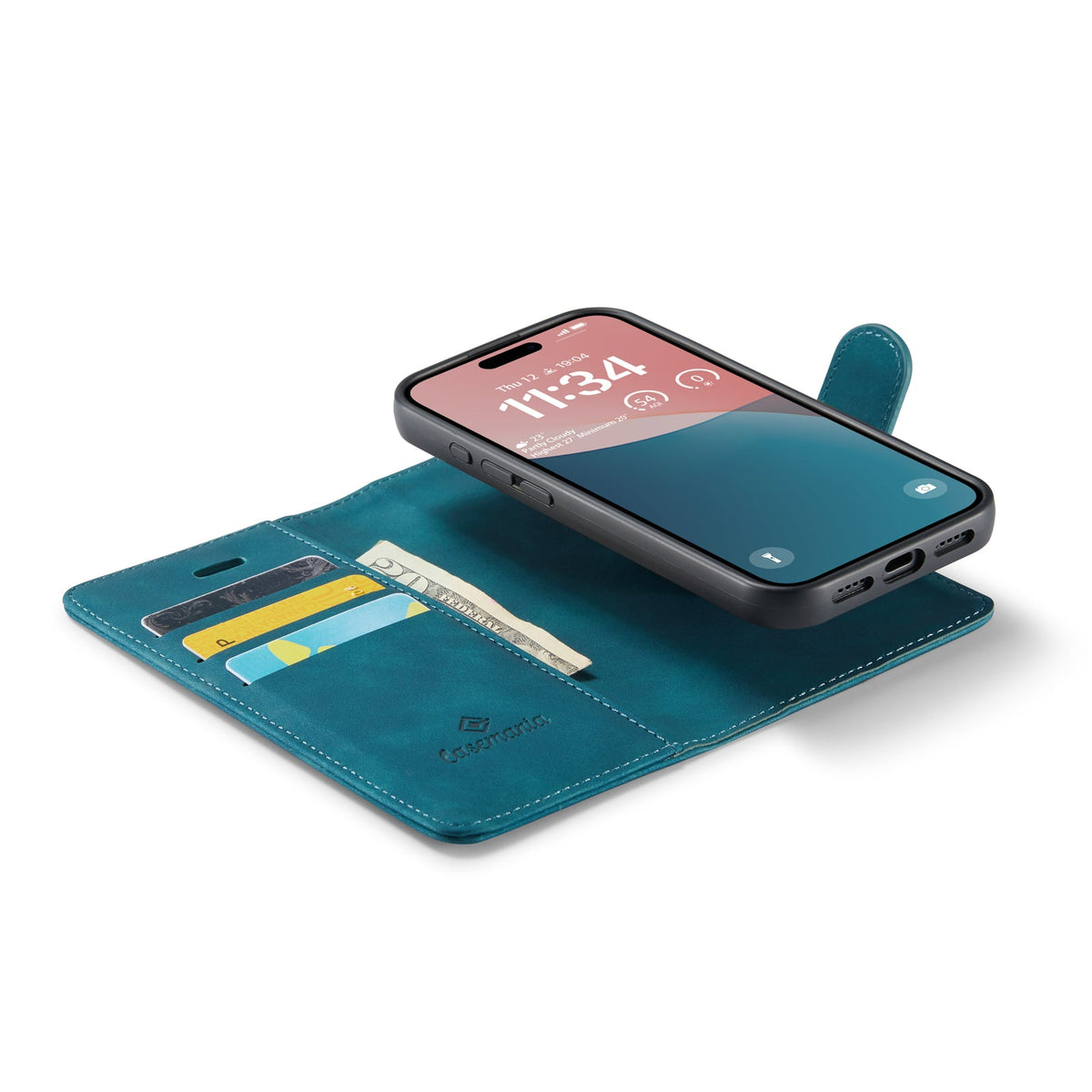 Apple iPhone 16 Case - Emerald Green - 2-in-1 Wallet Case