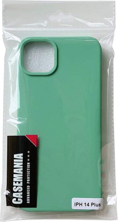 Apple iPhone 14 Plus Hoesje - Licht Groen - Siliconen Back Cover