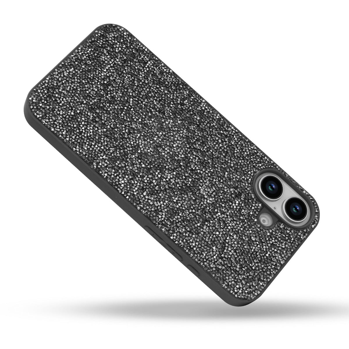 Apple iPhone 16 Plus Hülle - Silber - Diamant-Glitzer-Backcover