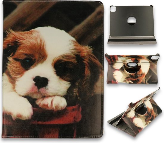 Apple iPad Air 4 10.9 (2020) Tablethoes - Puppy - Draaibare Bookcase