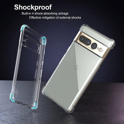 Google Pixel 7 Pro Hülle - Transparent - Stoßfestes Backcover
