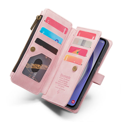Samsung Galaxy Z Fold 4 Hoesje - Pale Pink - 2 in 1 Bookcase met 10 Kaart Vakken