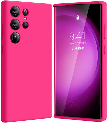 Samsung Galaxy S24 Ultra Case - Pink - Liquid Silicone Back Cover