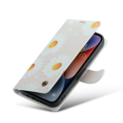 iPhone 14 Hoesje - Daisy - Portemonnee Bookcase
