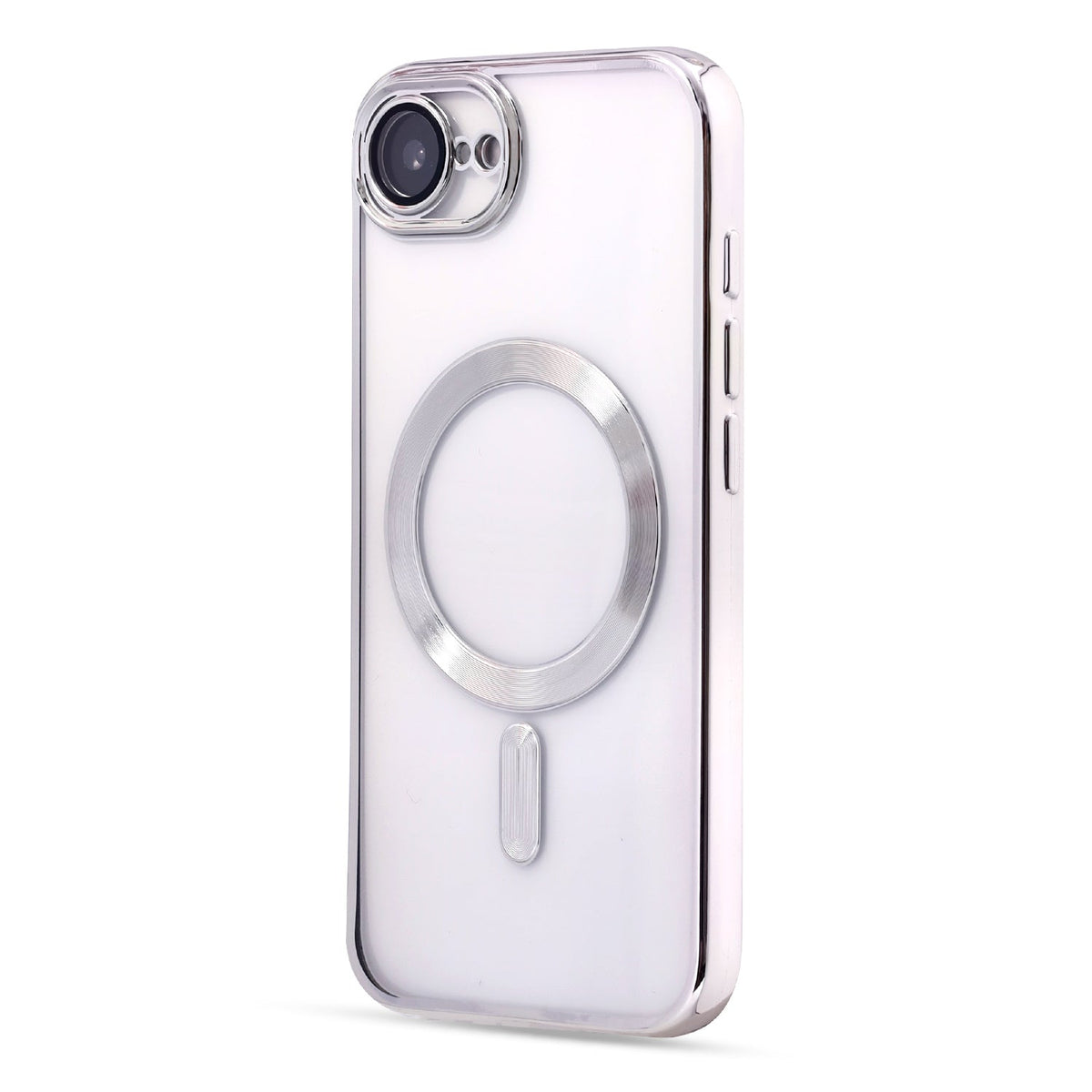 Apple iPhone 16e Hoesje - Zilver - Siliconen MagSafe Back Cover
