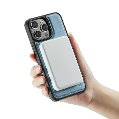 Apple iPhone 16 Pro Hülle - Aqua Blue - Kunstleder-MagSafe-Backcover