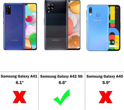 Samsung Galaxy A42 5G / A42 Screenprotector - Privacy - 2 Stuks