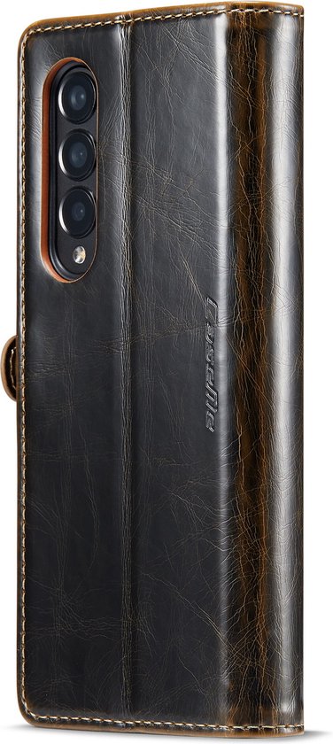 Samsung Galaxy Z Fold 3 5G Hoesje - Cognac Brown - Bookcase