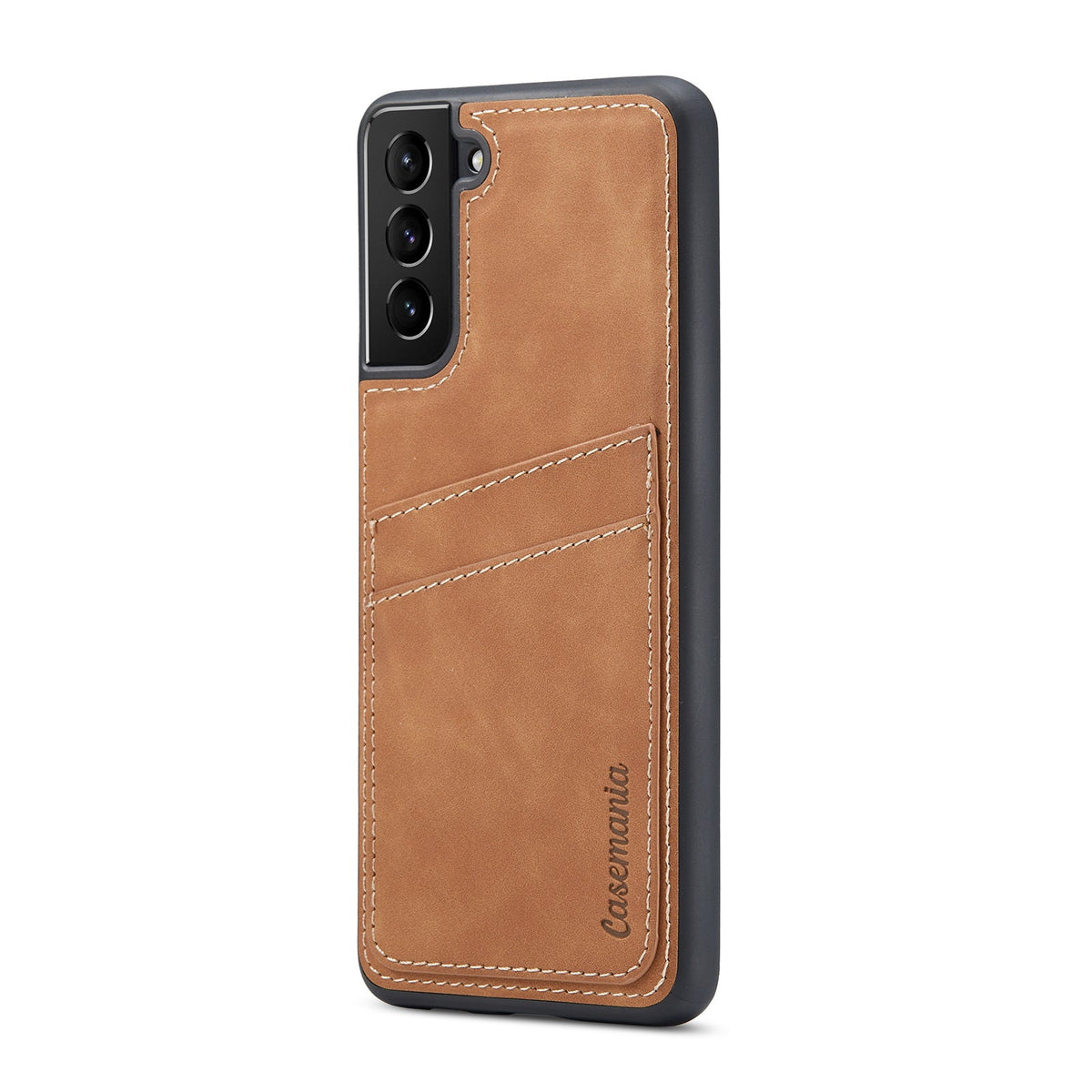 Samsung Galaxy S24 Plus Hülle - Sienna Brown - Backcover mit Kartenfach