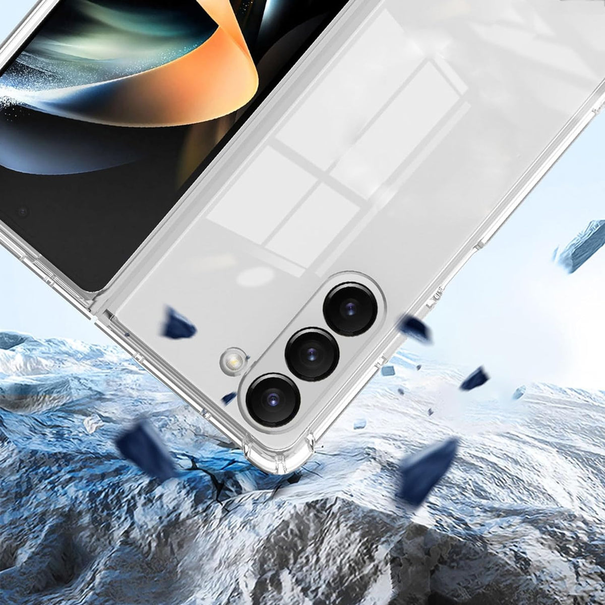 Samsung Galaxy Z Fold 6 Hoesje - Transparant - Anti-Shock Back Cover