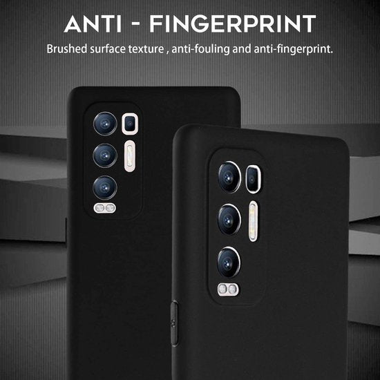 Coque Oppo Find X3 Neo 5G - Noir - Étui arrière en silicone