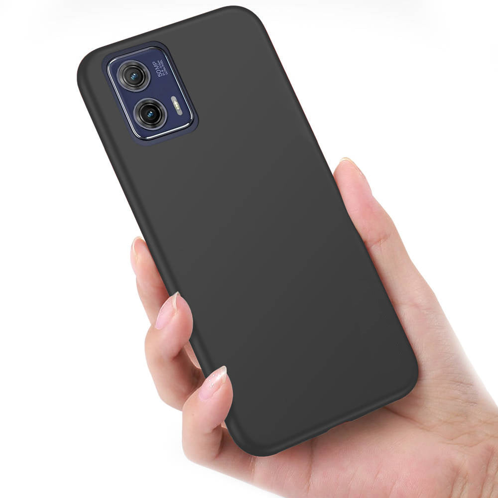 Motorola Moto G73 Hoesje - Zwart - Siliconen Back Cover