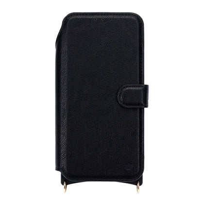 Apple iPhone 18 Pro Hoesje - Zwart - 'Amsterdam' Magnetische Wallet Case met Pasjeshouders en