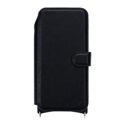 Apple iPhone 18 Pro Max Hoesje - Zwart - 'Amsterdam' Serie 2 in 1 MagSafe Crossbody Cover met Pouch