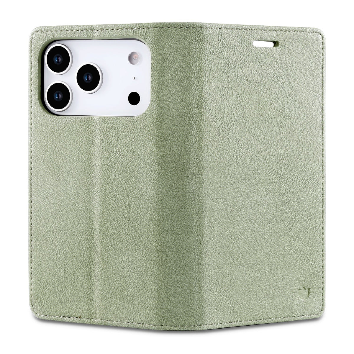 Apple iPhone 18 Pro Hoesje - Matcha Green - Dunne Leather-look Back Cover