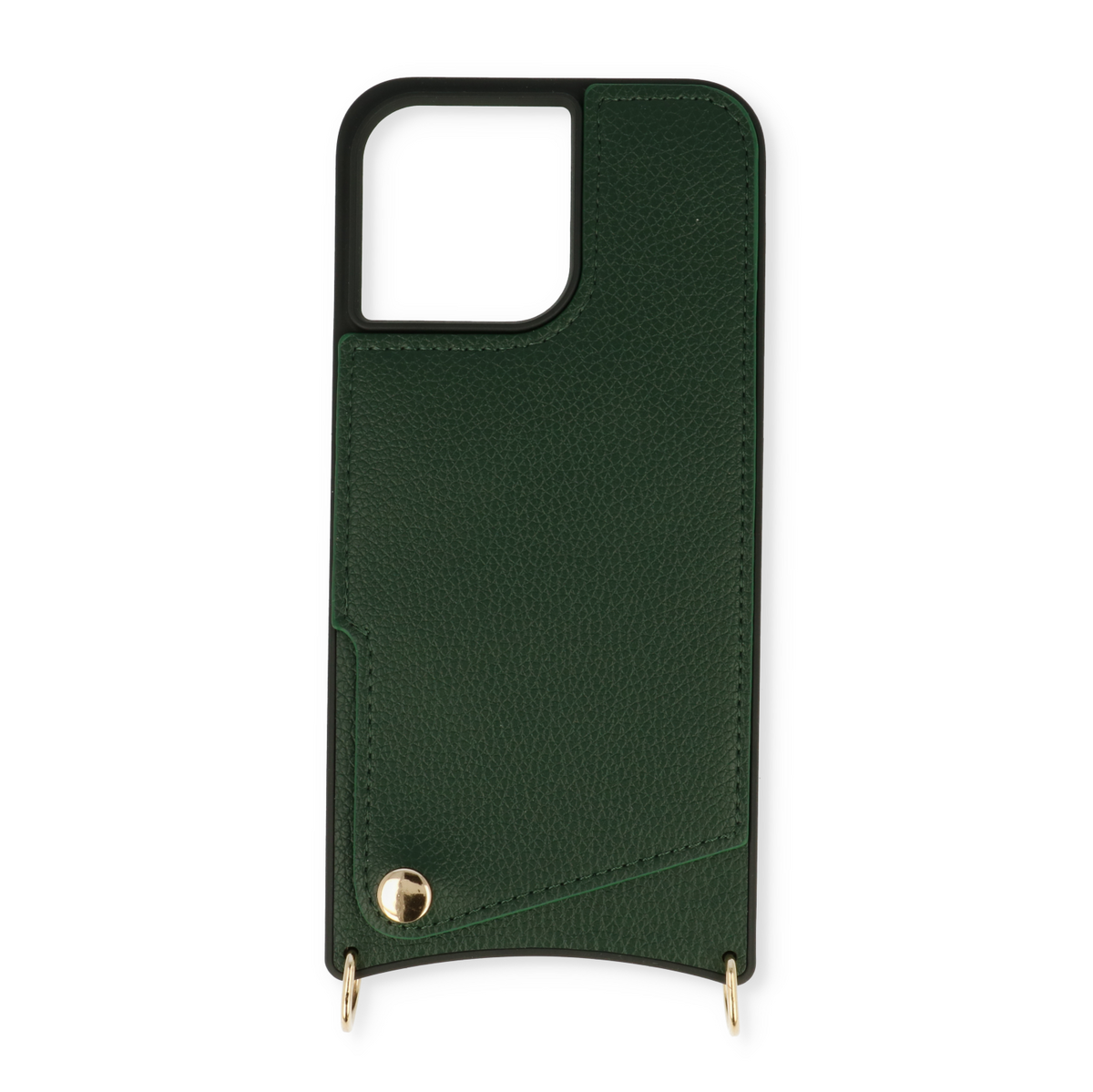 iPhone 14 Pro Hoesje - Bandje - Groen Back Cover