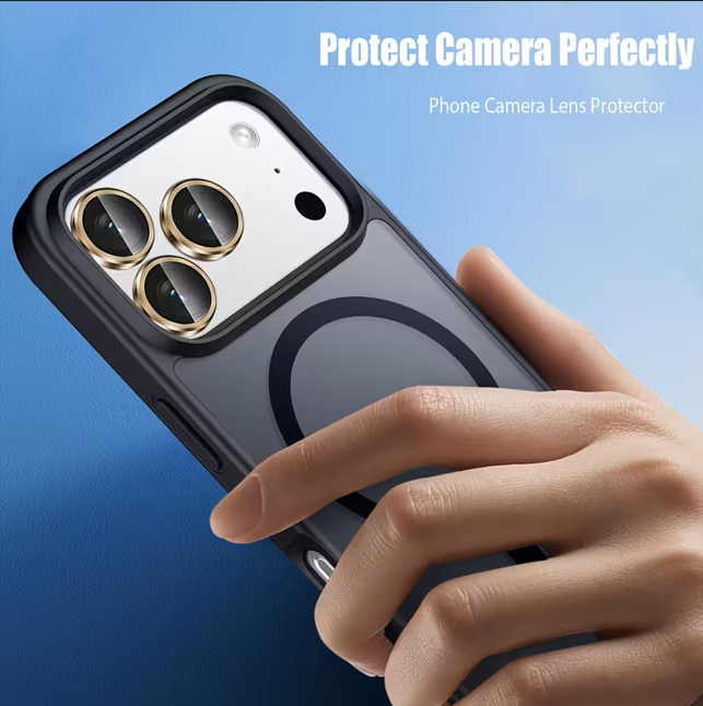 Apple iPhone 17 Pro Lens Protector - Donker Blauw - 3 Stuks