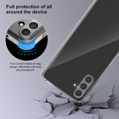 Samsung Galaxy A04s Hoesje - Transparant - Anti-Shock Back Cover
