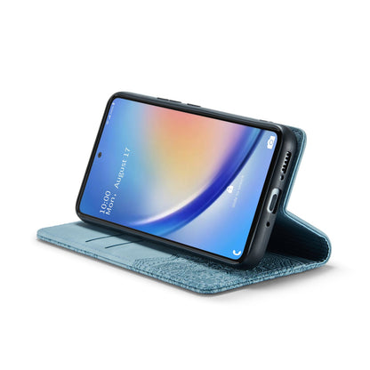 Samsung Galaxy A14 Case - Aqua Blue - Mandala Thin Back Cover
