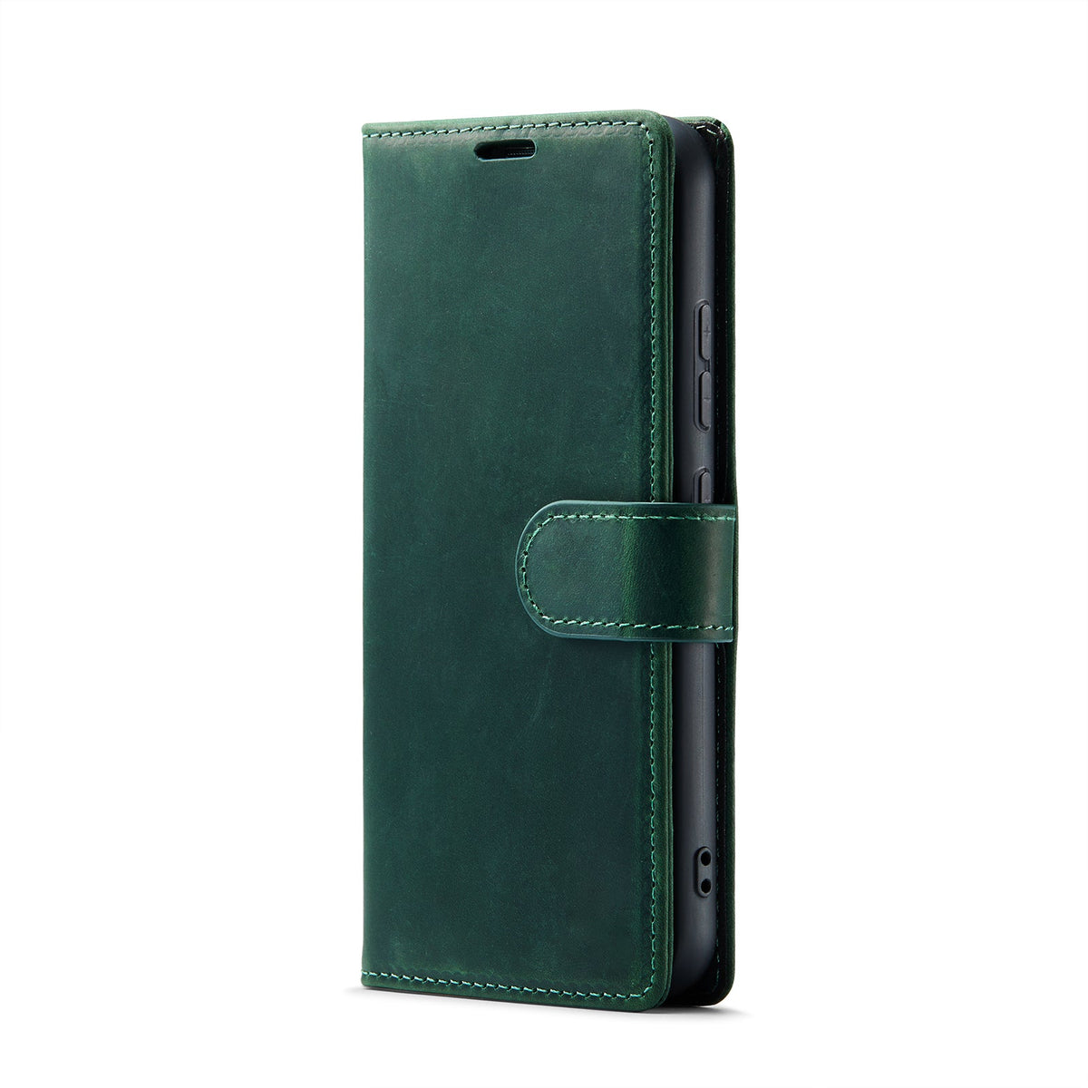 Samsung Galaxy S24 Plus Hoesje - Emerald Green - Echt Leren Bookcase