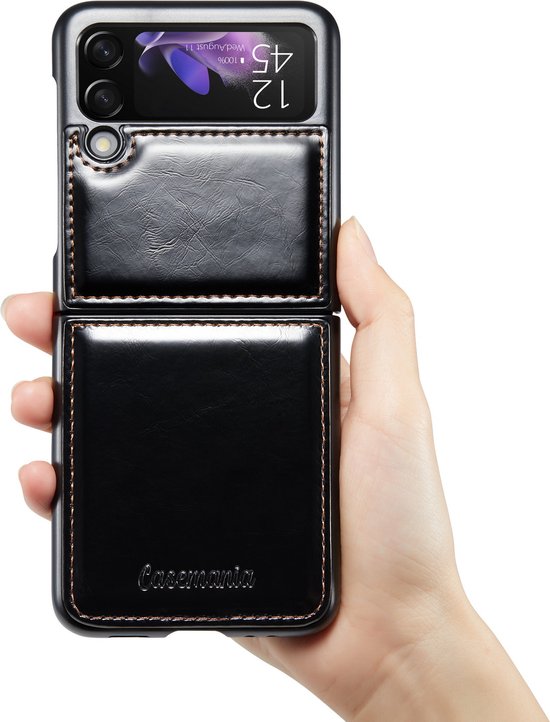 Samsung Galaxy Z Flip 3 5G Hoesje - Charcoal Gray - Bookcase