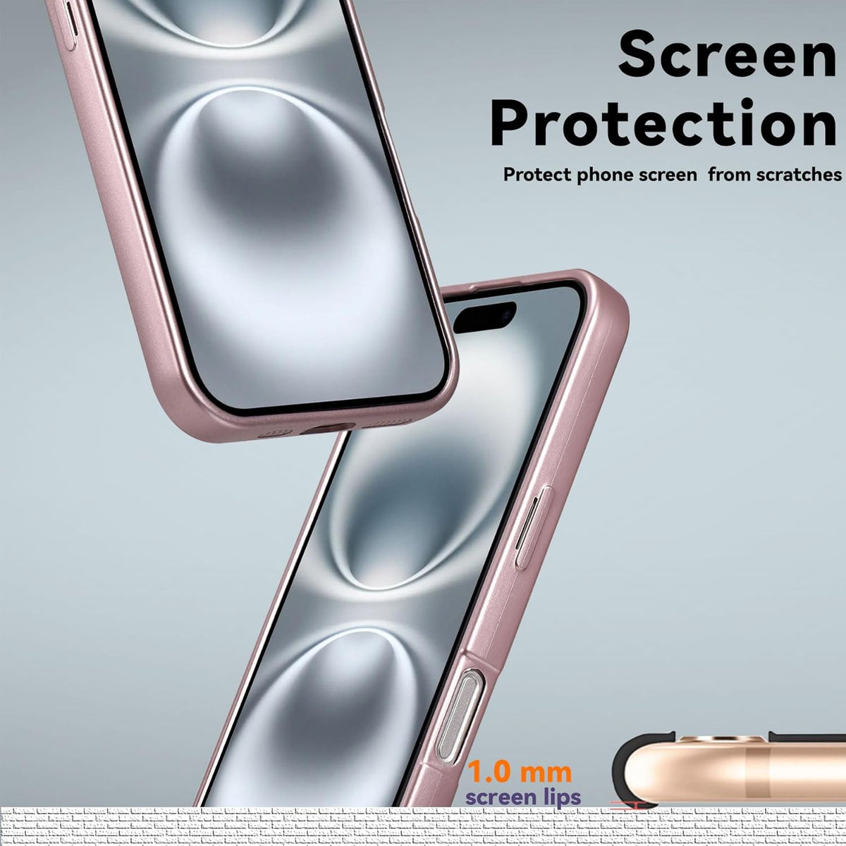 iPhone 16 Hoesje - Roze - Matte Siliconen MagSafe Back Cover