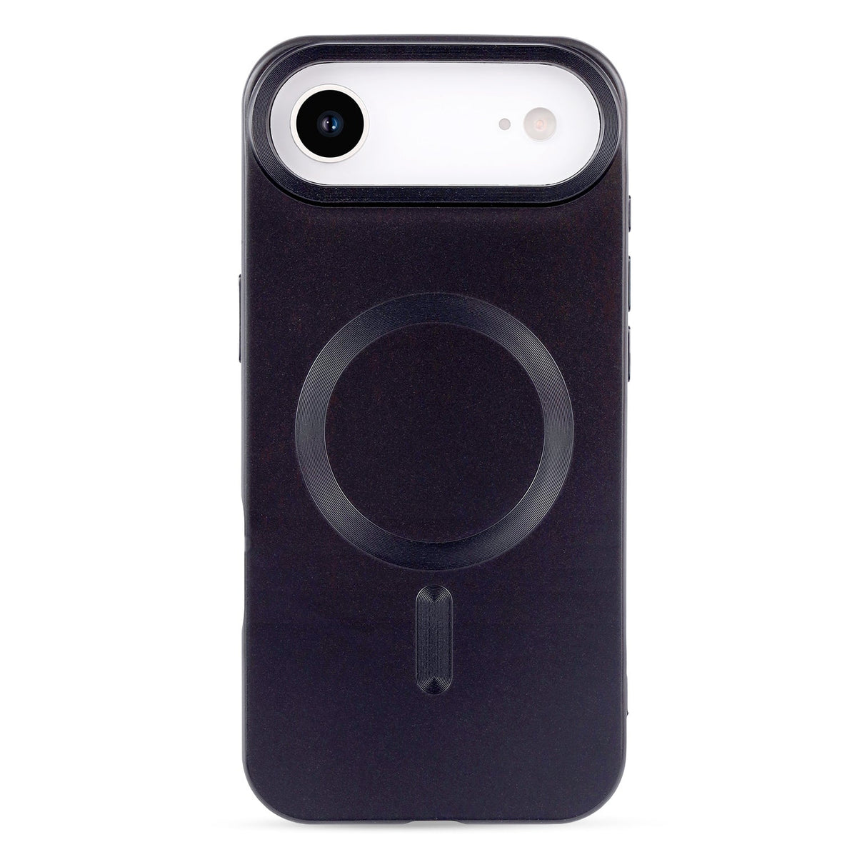 Apple iPhone Air Hoesje - Zwart - Matte Siliconen MagSafe Back Cover