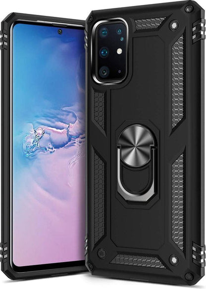 Coque Samsung Galaxy S20 Plus - Noir - Étui arrière avec béquille intégrée