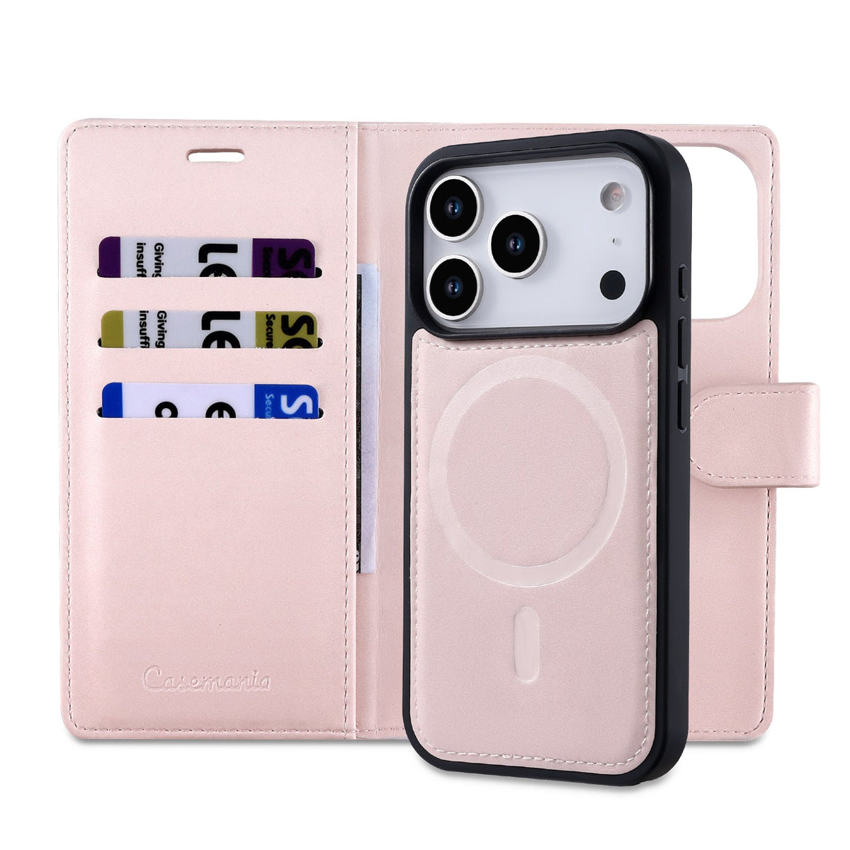Apple iPhone 18 Pro Max Hoesje - Cherry Blossom - 2 in 1 Velvet Bookcase
