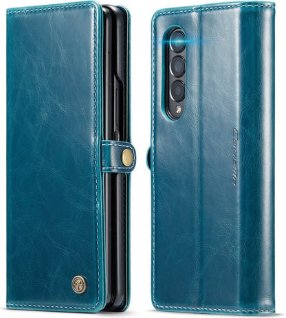 Samsung Galaxy Z Fold 3 5G Hoesje - Emerald Green - Bookcase