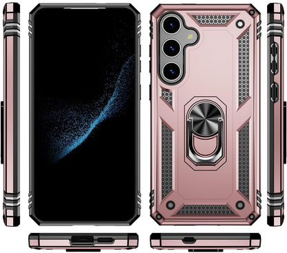 Samsung Galaxy S24 Hülle - Roségold - Armor Kickstand Backcover