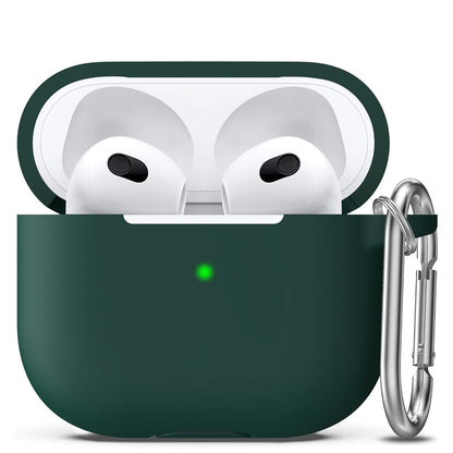 Apple AirPods 3 Hoesje - Liquid Siliconen - Groen