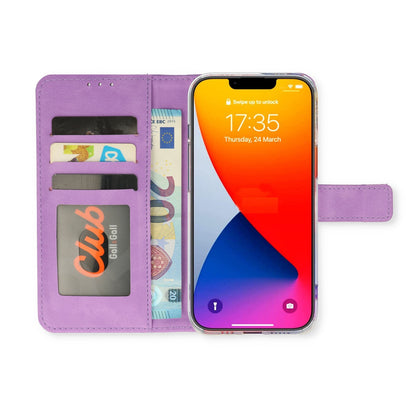 Apple iPhone SE (2020) Hoesje - Paars - Portemonnee Bookcase