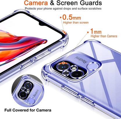 Xiaomi Redmi 12C Hoesje - Transparant - Anti-Shock Back Cover
