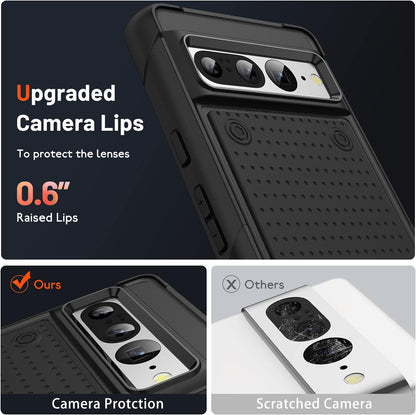 Google Pixel 8 Pro Case - Black - Anti-Slip Back Cover