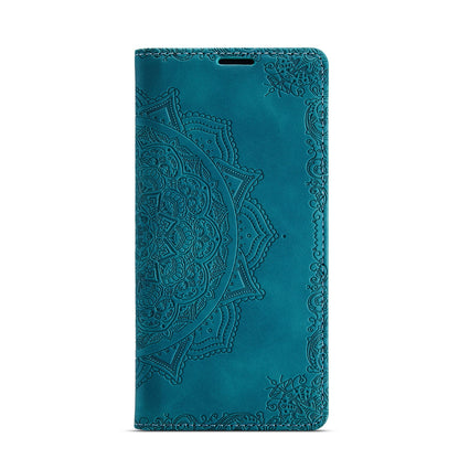 Samsung Galaxy A14 4G Hoesje - Emerald Green - Mandala Dunne Bookcase