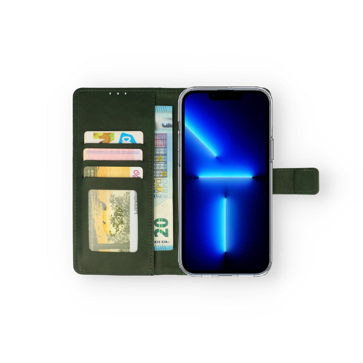 Apple iPhone SE (2020) Hoesje - Groen - Bookcase