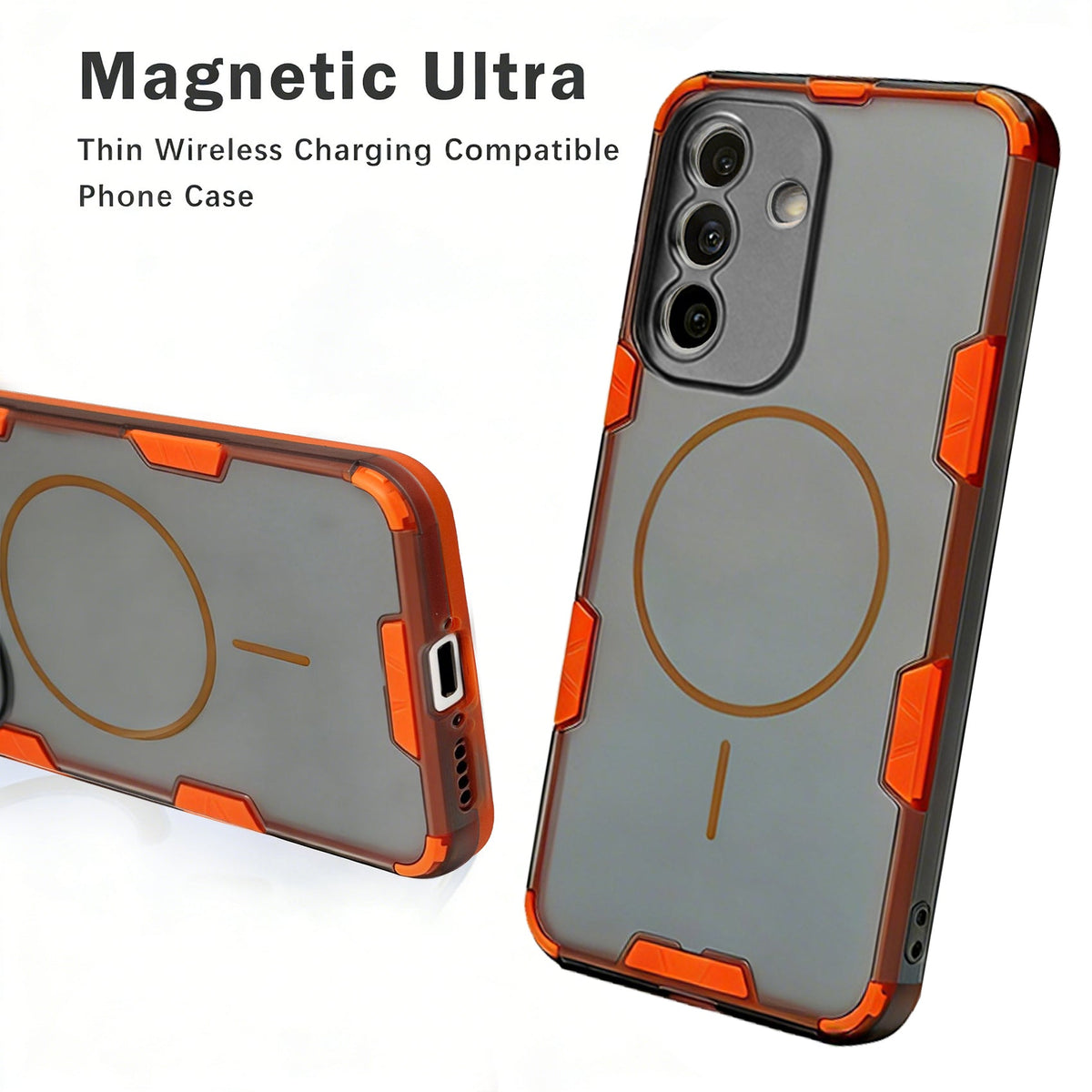 Samsung Galaxy A57 Hoesje - Transparant - Frosted Matte Hardcase MagSafe Back Cover